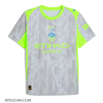 Muški Nogometni Dres Manchester City Ruben Dias #3 Rezervni 2025-26 Kratak Rukav Muški Nogometni Dres Manchester City Ruben Dias #3 Rezervni 2025-26 Kratak Rukav